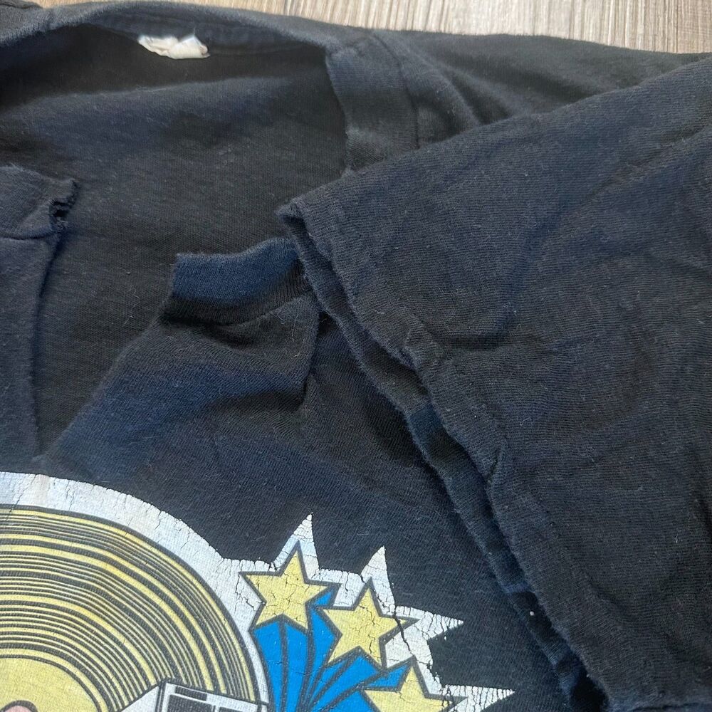 VTG 70s Shure Microphone ‘Sound Of The Professionals’ Psych-T Cut up Tee T-Shirt - Picture 2 of 6